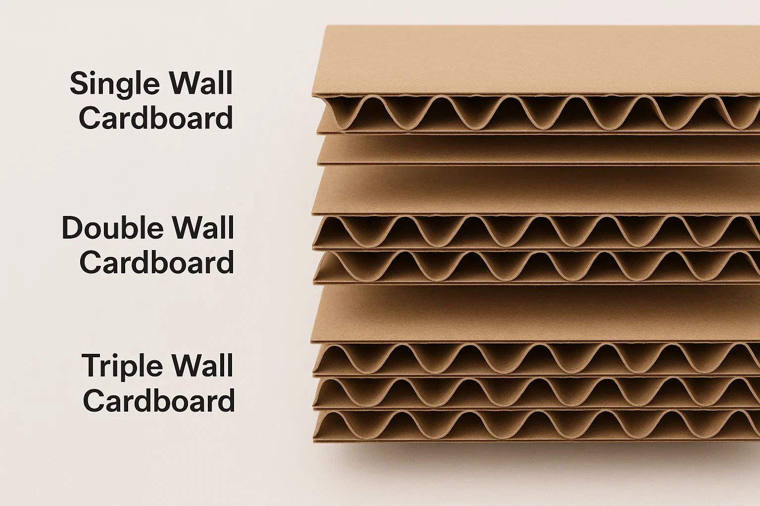 types of cardboard