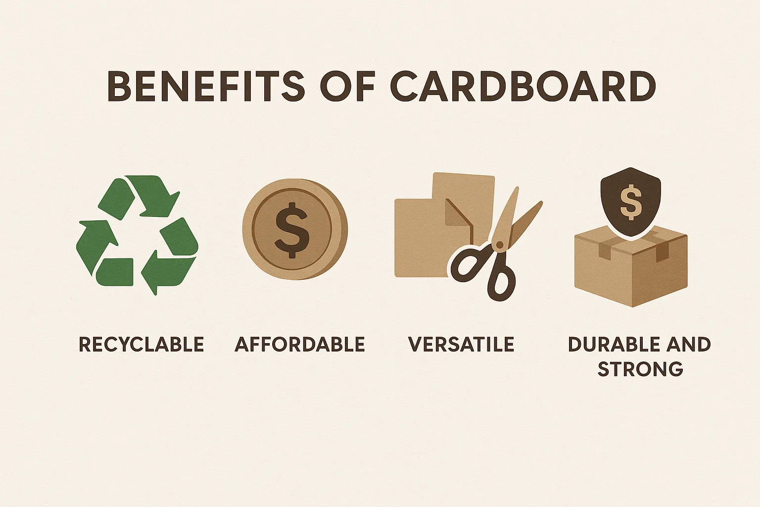 benefits of cardboard