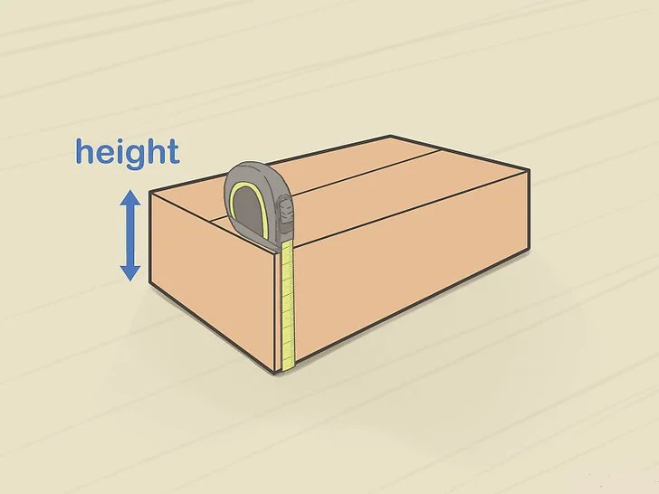 measure box height