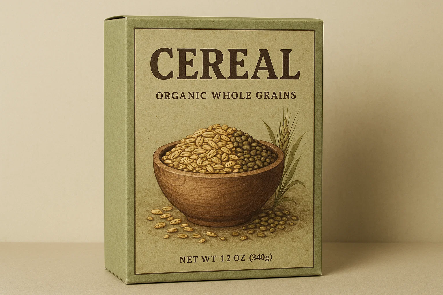 nature crunch cereal box