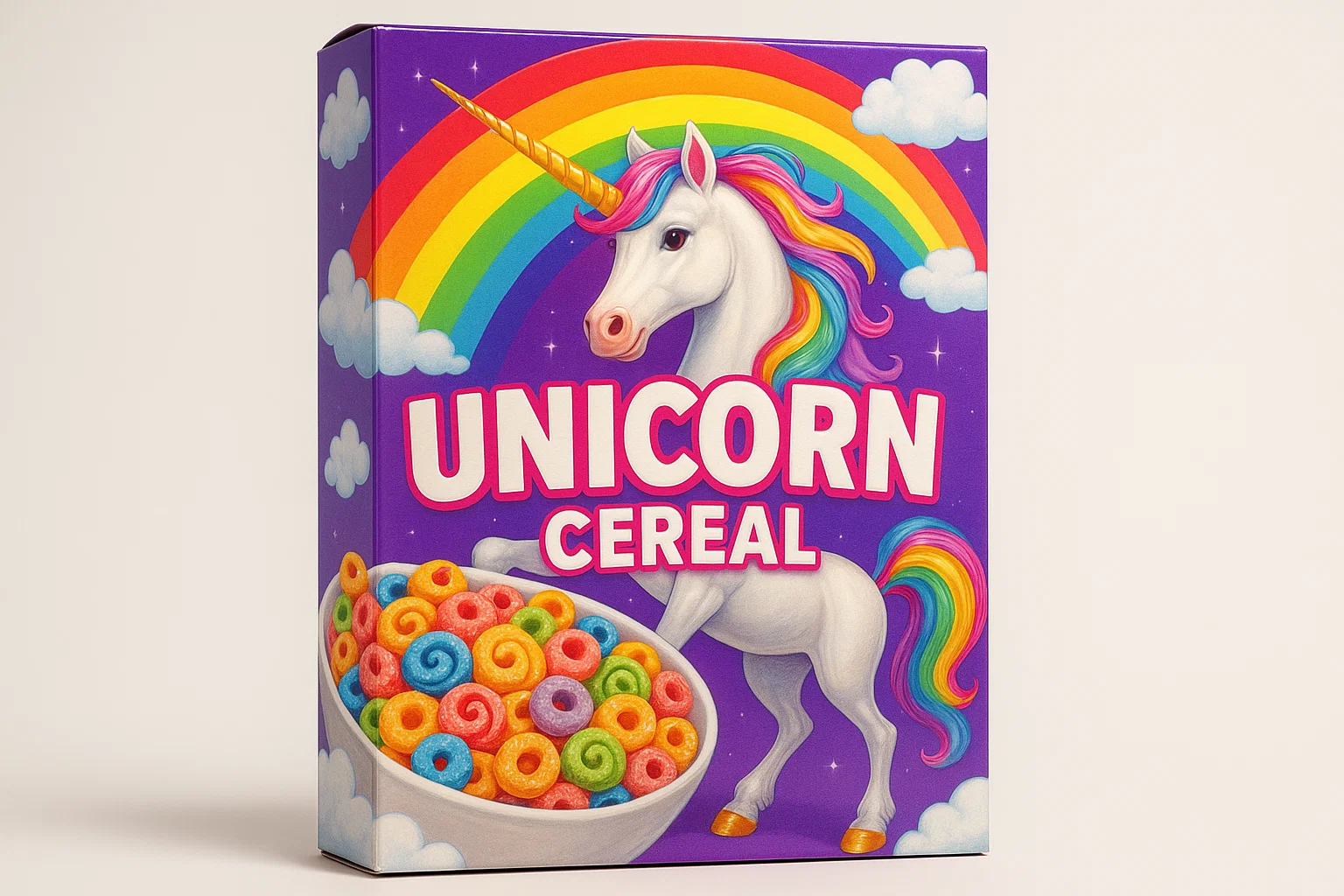 rainbow rings cereal box